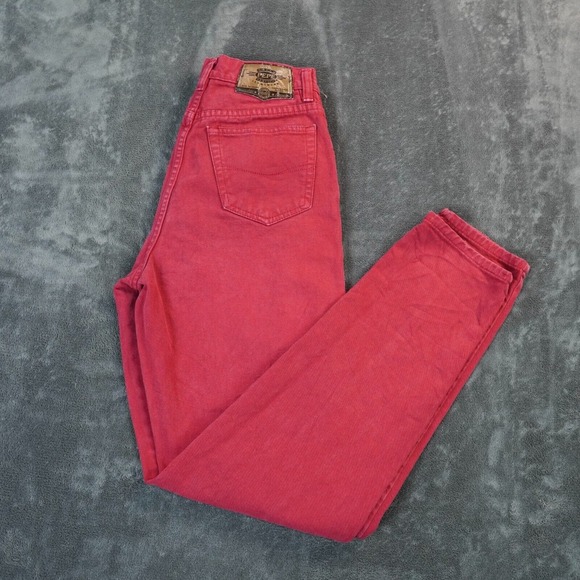 Vintage Pepe Jeans Womens 7 8 Nantucket Red Pink Worlds Service High Rise‎ Betty - Picture 1 of 14
